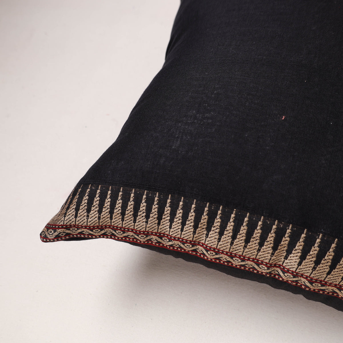 Plain Dharwad Cushion Cover (16 x 16 in) 264