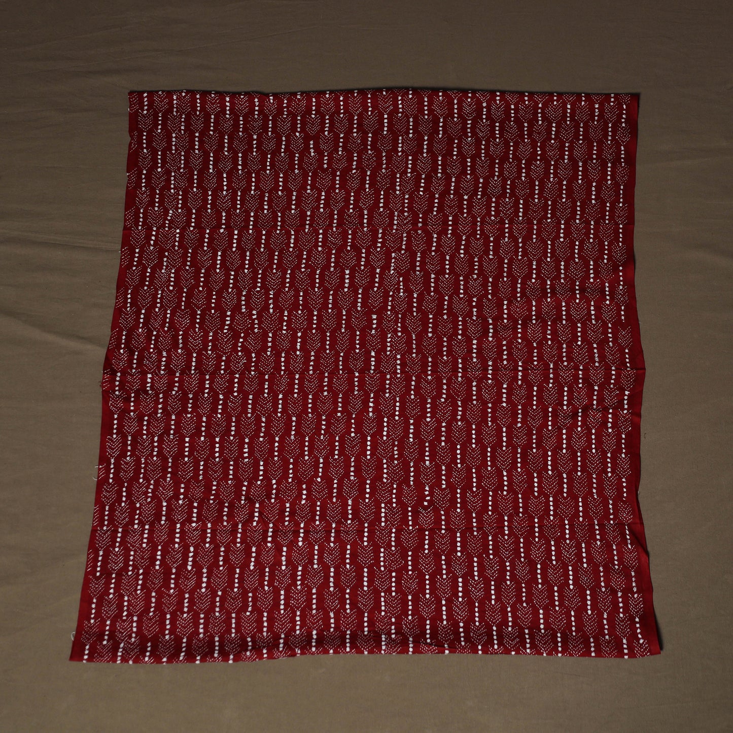 Bengal Kantha Hand Embroidered Cotton Blouse Piece 07