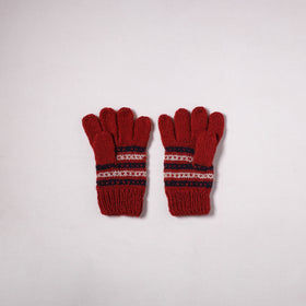 Kumaun Hand Knitted Acrylic Woolen Hand Gloves for Winter (Adult) 07