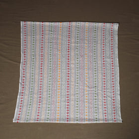 Bengal Kantha Hand Embroidered Cotton Blouse Piece 05