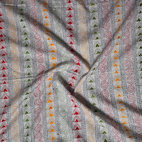 Bengal Kantha Hand Embroidered Cotton Blouse Piece 05