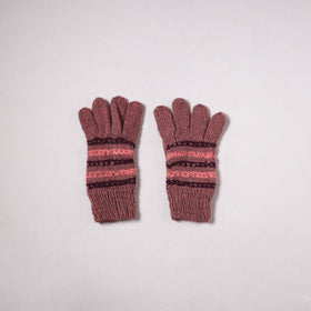 Kumaun Hand Knitted Acrylic Woolen Hand Gloves for Winter (Adult) 08