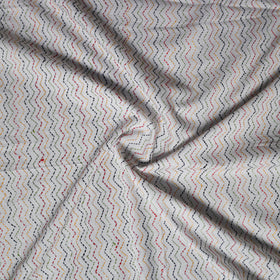 Bengal Kantha Hand Embroidered Cotton Blouse Piece 03