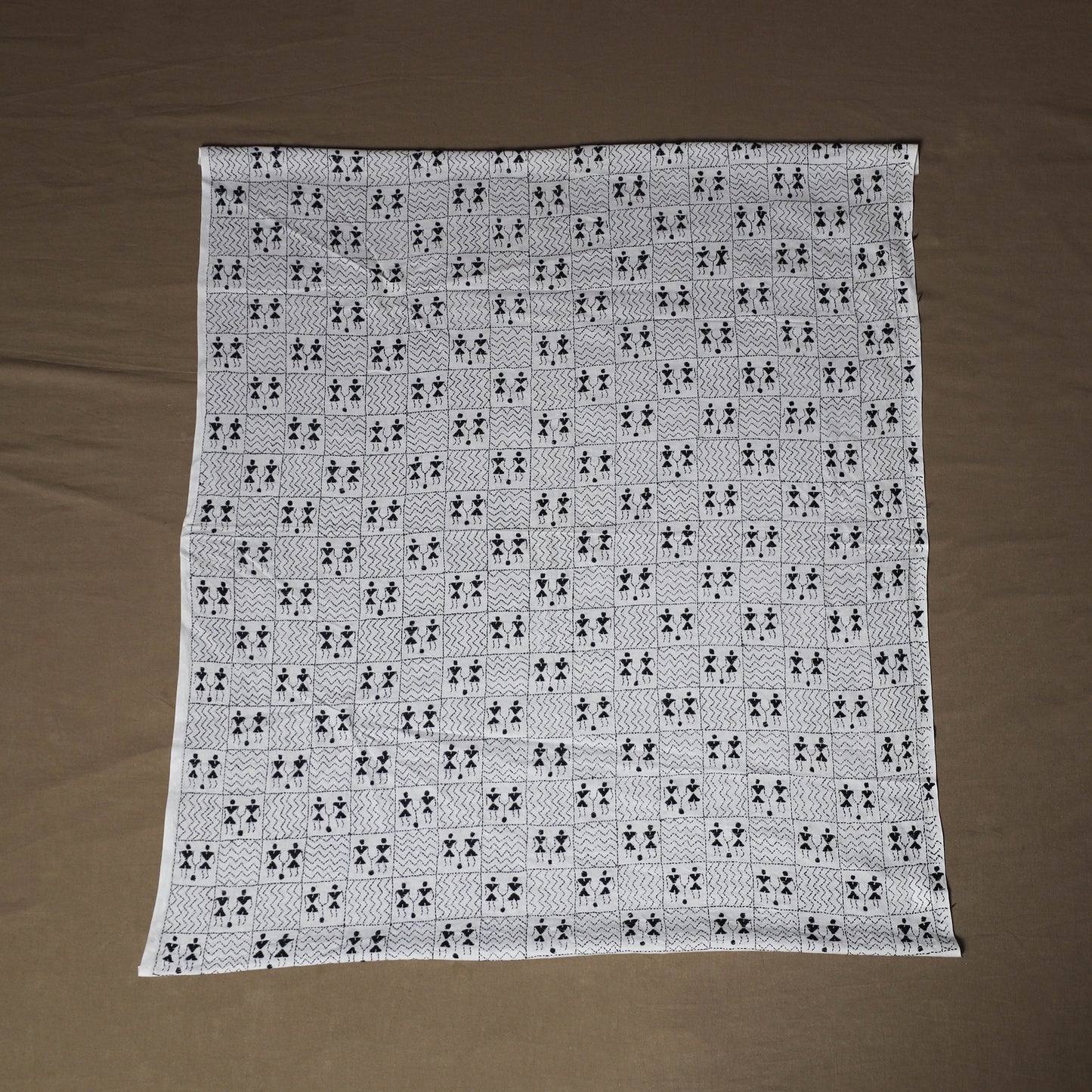 Bengal Kantha Hand Embroidered Cotton Blouse Piece 02