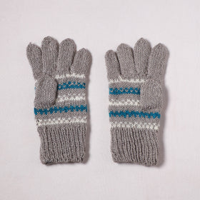Kumaun Hand Knitted Acrylic Woolen Hand Gloves for Winter (Adult) 09