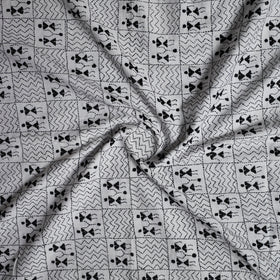 Bengal Kantha Hand Embroidered Cotton Blouse Piece 02