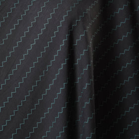 Grey - prewashed cotton jacquard fabric 25 - handcrafted