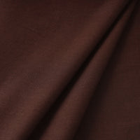 Brown - Prewashed Plain Dyed Flex Cotton Fabric