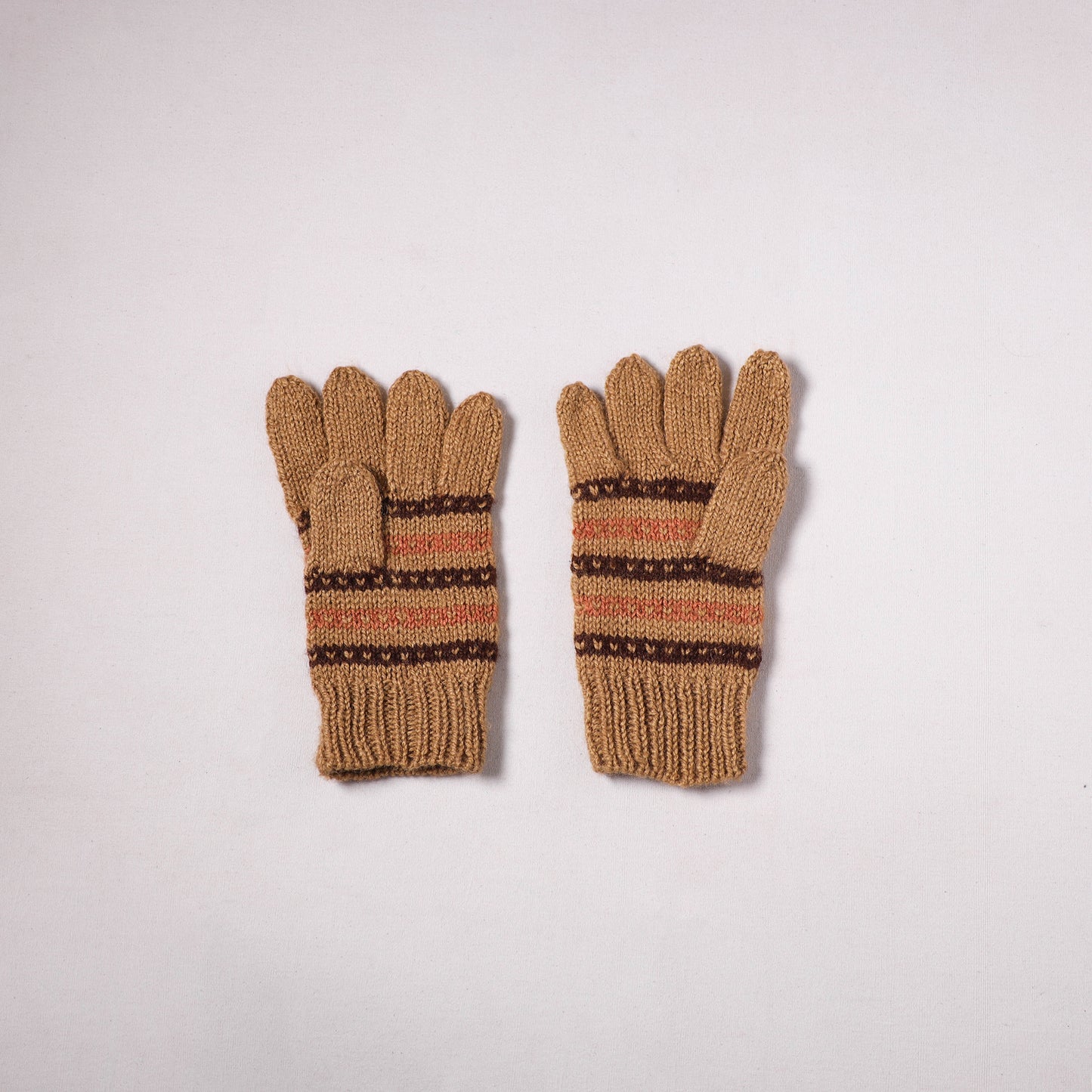 Kumaun Hand Knitted Acrylic Woolen Hand Gloves for Winter (Adult) 10