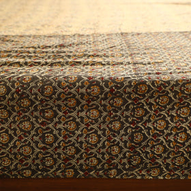  Kalamkari Block Printed Patchwork Cotton Double Bed Cover With Pillow Covers 