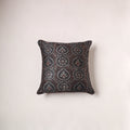 Ajrakh Print Chanderi Silk Cushion Cover (16 x 16 in) 270