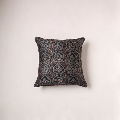 Ajrakh Print Chanderi Silk Cushion Cover (16 x 16 in) 270