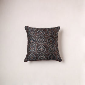 Ajrakh Print Chanderi Silk Cushion Cover (16 x 16 in) 270