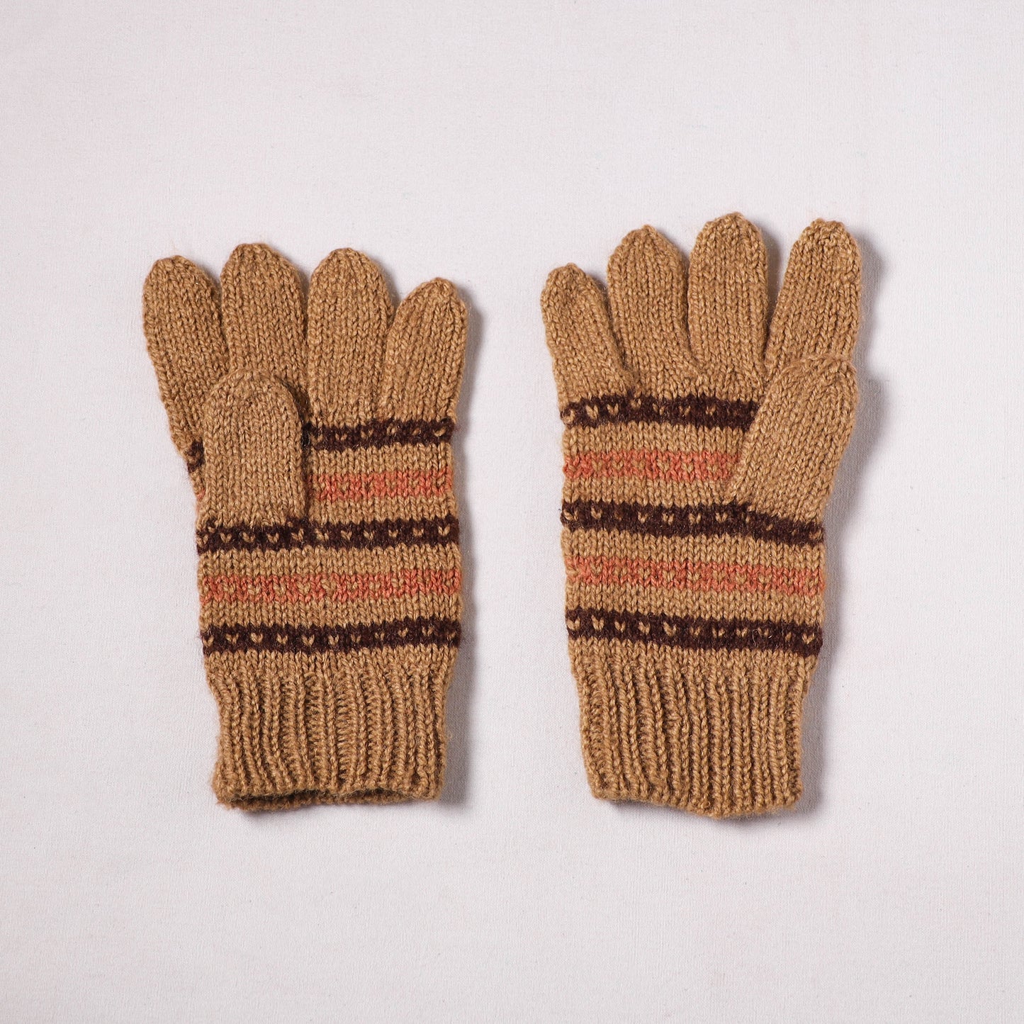 Kumaun Hand Knitted Acrylic Woolen Hand Gloves for Winter (Adult) 10