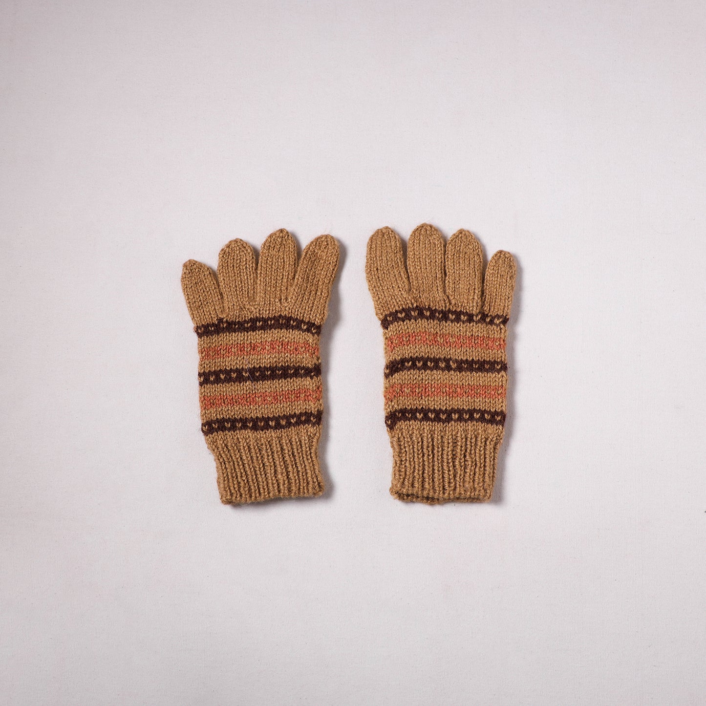 Kumaun Hand Knitted Acrylic Woolen Hand Gloves for Winter (Adult) 10