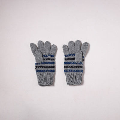 Kumaun Hand Knitted Acrylic Woolen Hand Gloves for Winter (Adult) 12