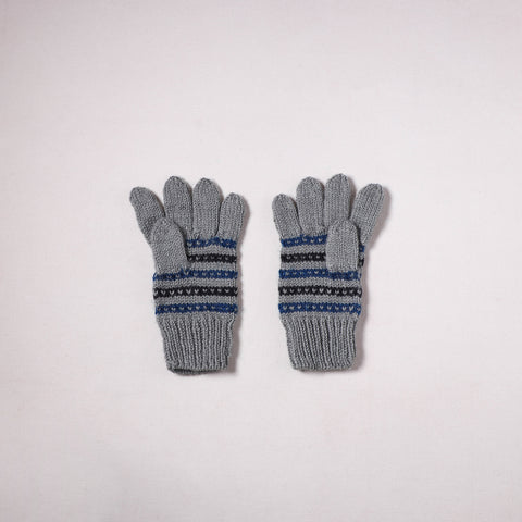 Kumaun Hand Knitted Acrylic Woolen Hand Gloves for Winter (Adult) 12