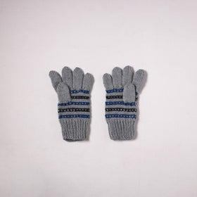 Kumaun Hand Knitted Acrylic Woolen Hand Gloves for Winter (Adult) 12