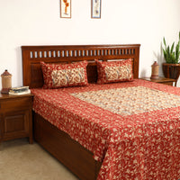 kalamkari  double bed cover set