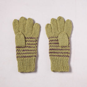 Kumaun Hand Knitted Acrylic Woolen Hand Gloves for Winter (Adult) 13