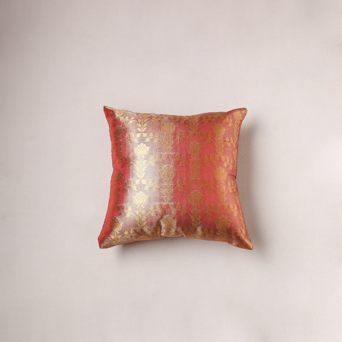 Banarasi Brocade Silk Cushion Cover (16 x 16 in) 273