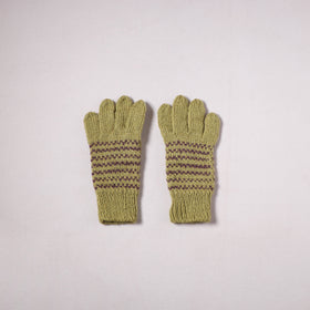 Kumaun Hand Knitted Acrylic Woolen Hand Gloves for Winter (Adult) 13
