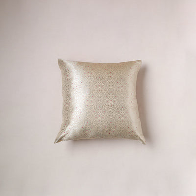 Banarasi Brocade Silk Cushion Cover (16 x 16 in) 274