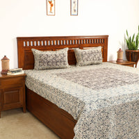 kalamkari  double bed cover set