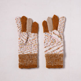 Kumaun Hand Knitted Acrylic Woolen Hand Gloves for Winter (Adult) 14
