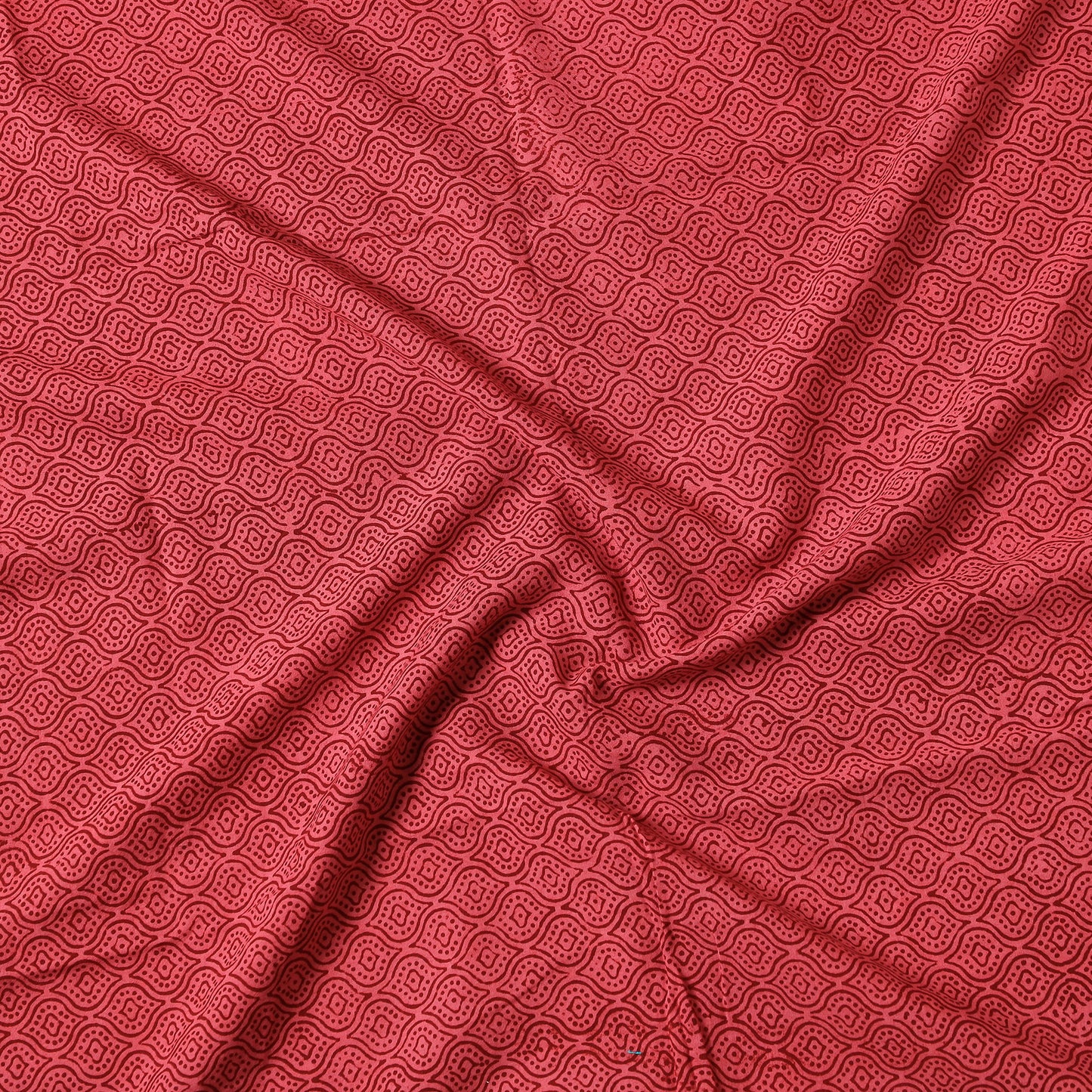 Pink - Bagh Block Printed Cotton Precut Fabric (1.5 Meter)