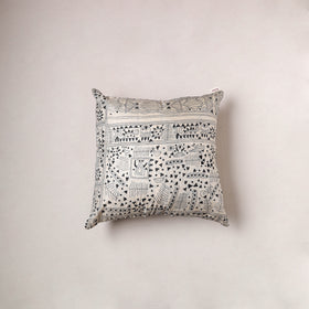 Running Stitch Plain Cushion Cover (16 x 16 in) 278