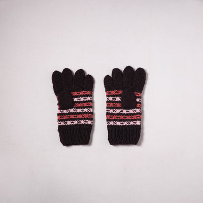 Kumaun Hand Knitted Acrylic Woolen Hand Gloves for Winter (Adult) 18