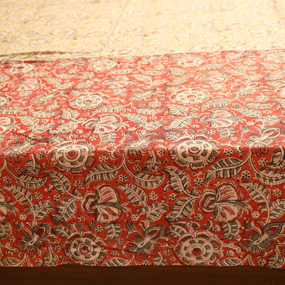 kalamkari  double bed cover set