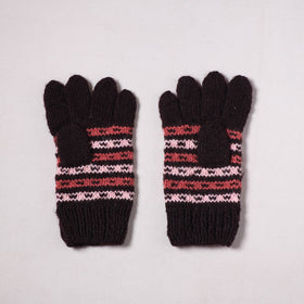 Kumaun Hand Knitted Acrylic Woolen Hand Gloves for Winter (Adult) 18