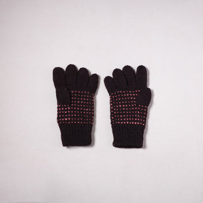 Kumaun Hand Knitted Acrylic Woolen Hand Gloves for Winter (Adult) 19
