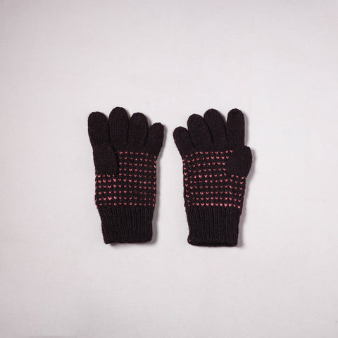Kumaun Hand Knitted Acrylic Woolen Hand Gloves for Winter (Adult) 19