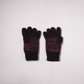 Kumaun Hand Knitted Acrylic Woolen Hand Gloves for Winter (Adult) 19