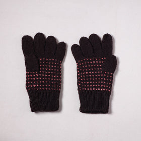 Kumaun Hand Knitted Acrylic Woolen Hand Gloves for Winter (Adult) 19