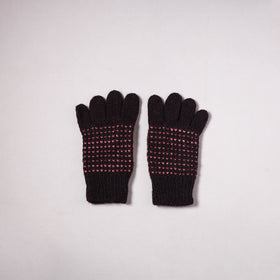 Kumaun Hand Knitted Acrylic Woolen Hand Gloves for Winter (Adult) 19
