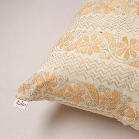 Running Stitch Plain Cushion Cover (16 x 16 in) 280