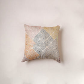 Running Stitch Plain Cushion Cover (16 x 16 in) 281