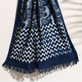 Buy Bindaas Block Printed Handloom Cotton Towel Online at iTokri.com