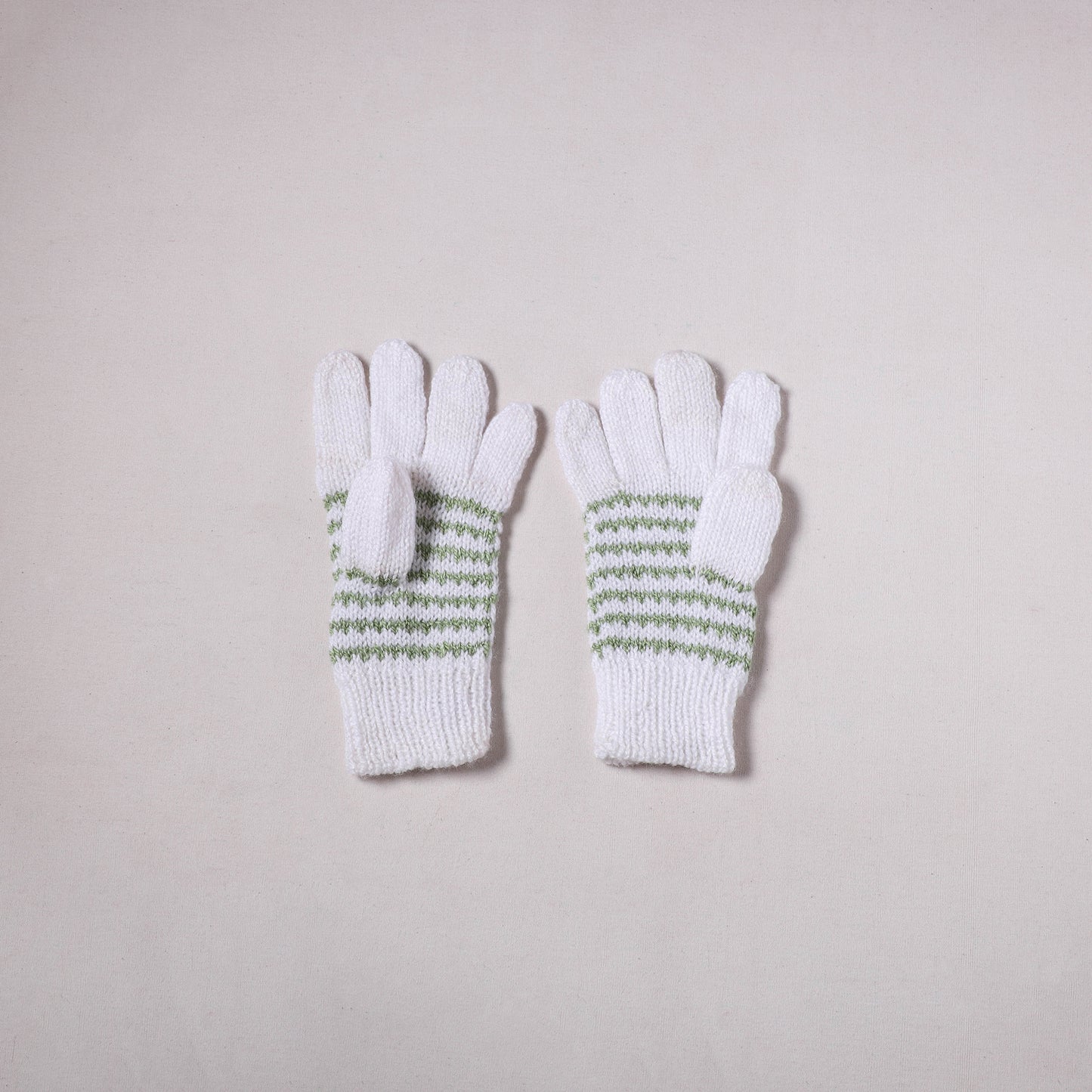 Kumaun Hand Knitted Acrylic Woolen Hand Gloves for Winter (Adult) 21