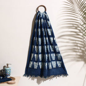 Buy Bindaas Block Printed Handloom Cotton Towel Online at iTokri.com