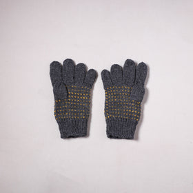 Kumaun Hand Knitted Acrylic Woolen Hand Gloves for Winter (Adult) 22