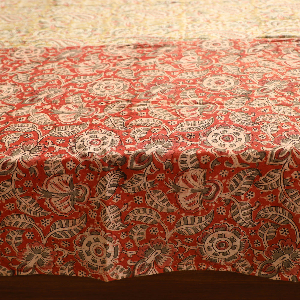 kalamkari  double bed cover set