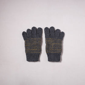 Kumaun Hand Knitted Acrylic Woolen Hand Gloves for Winter (Adult) 22