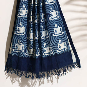  Bindaas Block Printed Handloom Cotton Towel 