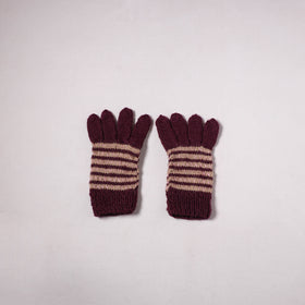 Kumaun Hand Knitted Acrylic Woolen Hand Gloves for Winter (Adult) 23