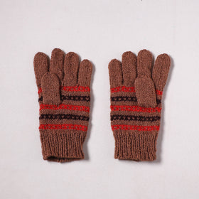 Kumaun Hand Knitted Acrylic Woolen Hand Gloves for Winter (Adult) 24